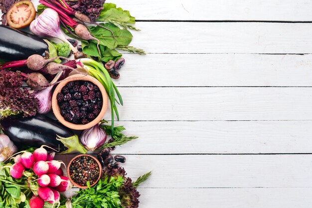 Kolorowe warzywa i przyprawy